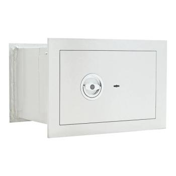 Rottner Wandtresor EN1 Stone SE 35 Premium Doppelbartschloss weißaluminium T04936